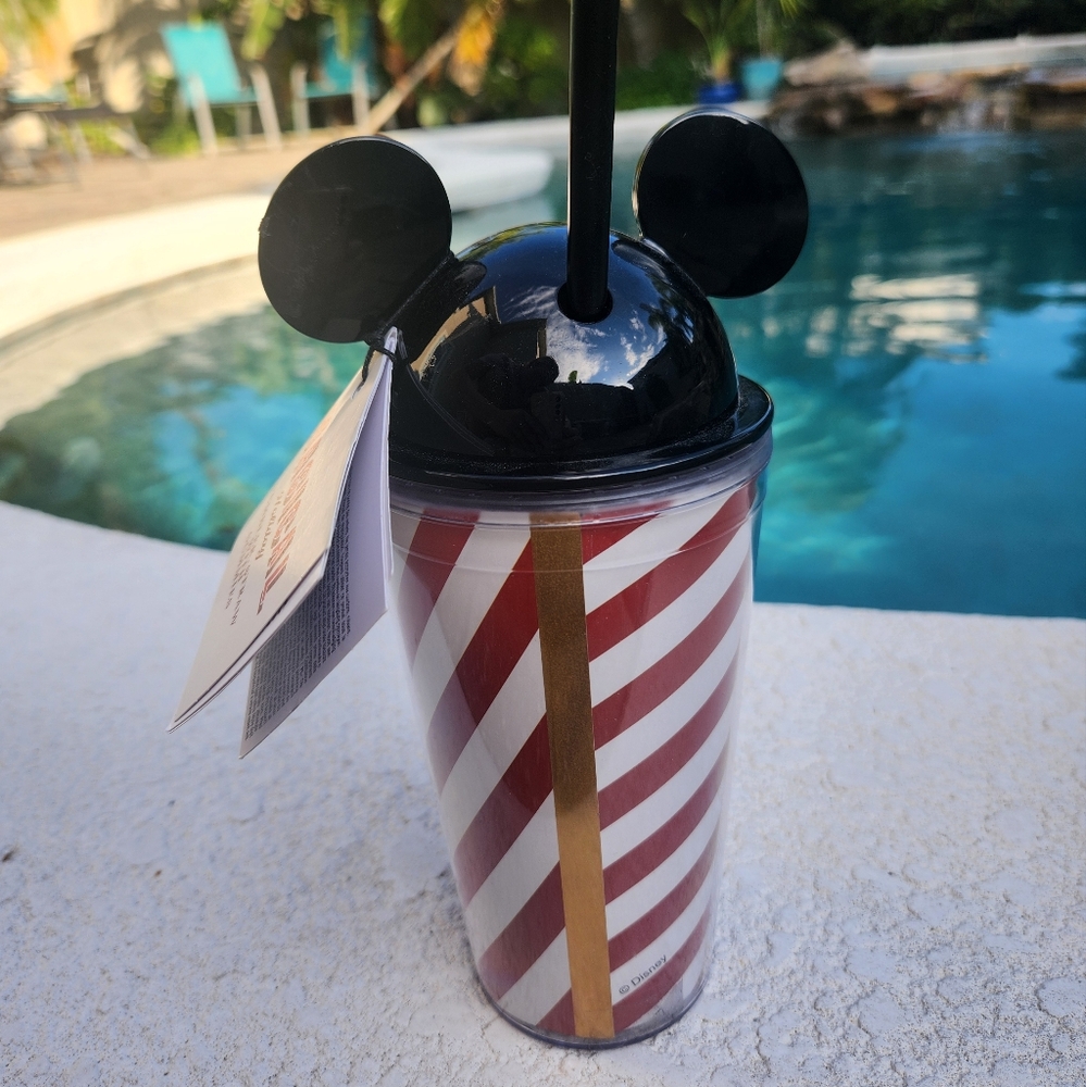 NWT Disney Primark Mouse Ears Christmas Holiday Tumbler - Picture 2 of 4
